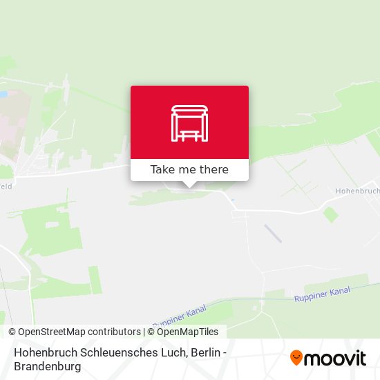 Hohenbruch Schleuensches Luch map