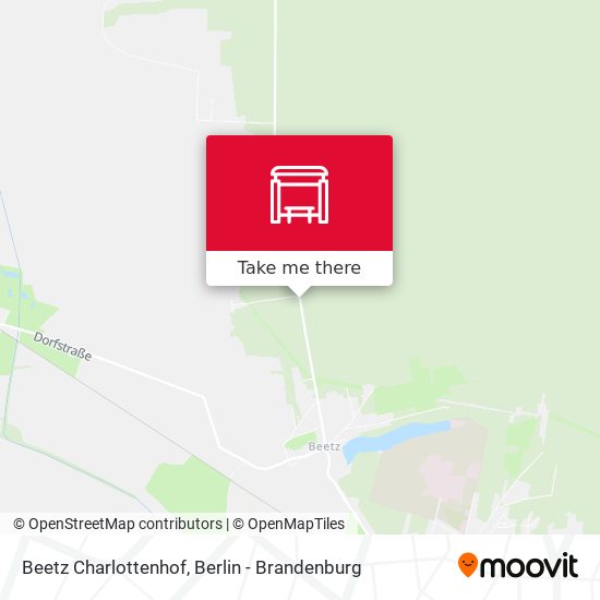 Beetz Charlottenhof map