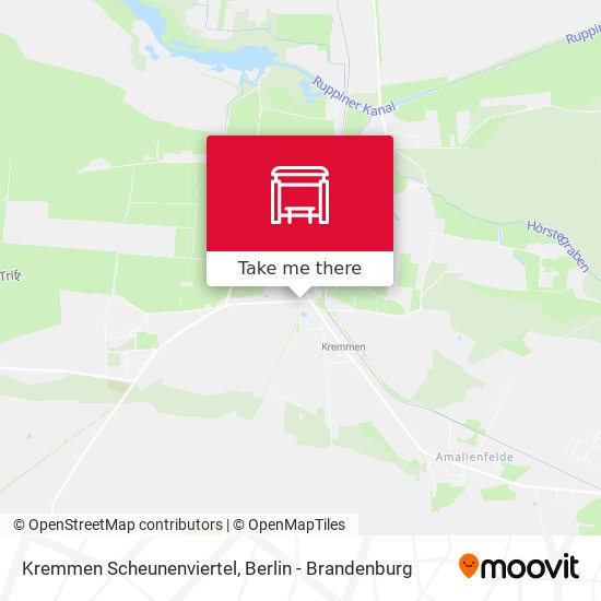 Kremmen Scheunenviertel map
