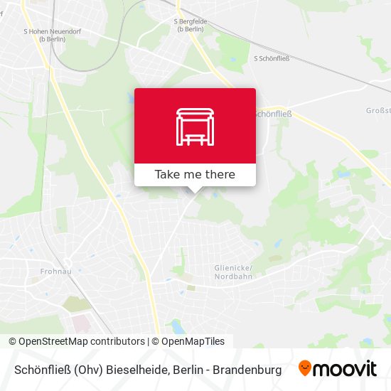 Schönfließ (Ohv) Bieselheide map