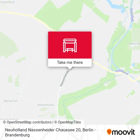 Neuholland Nassenheider Chaussee 20 map