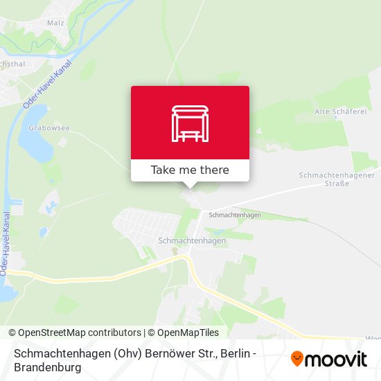 Schmachtenhagen (Ohv) Bernöwer Str. map