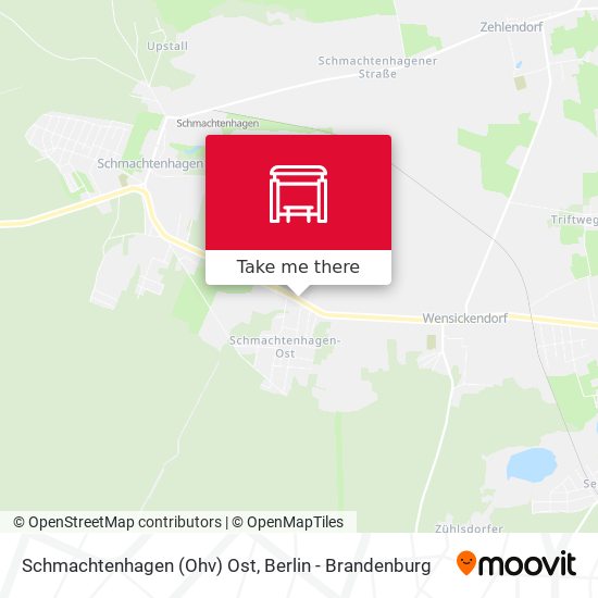 Schmachtenhagen (Ohv) Ost map