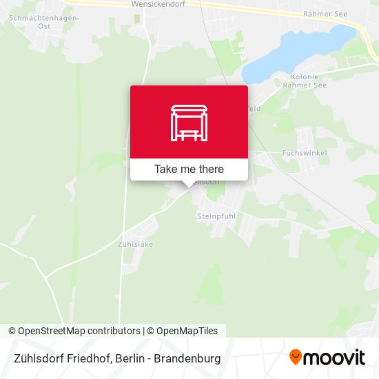 Zühlsdorf Friedhof map