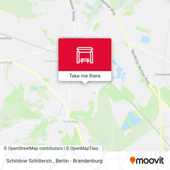 Schildow Schillerstr. map
