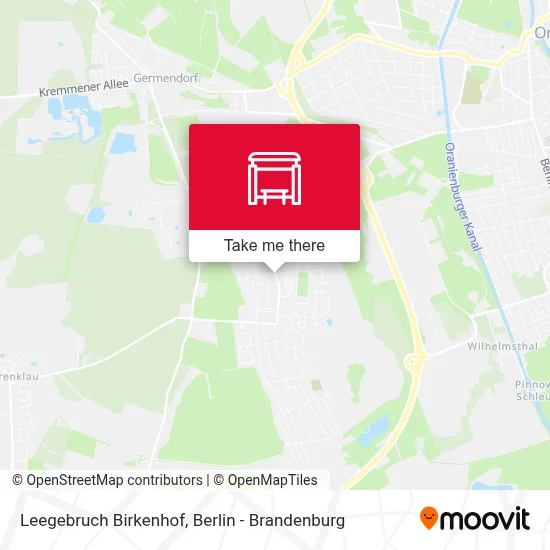 Leegebruch Birkenhof map