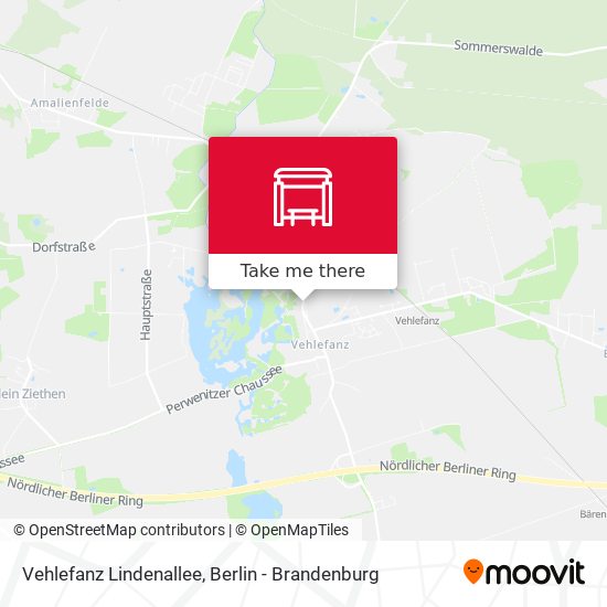 Vehlefanz Lindenallee map
