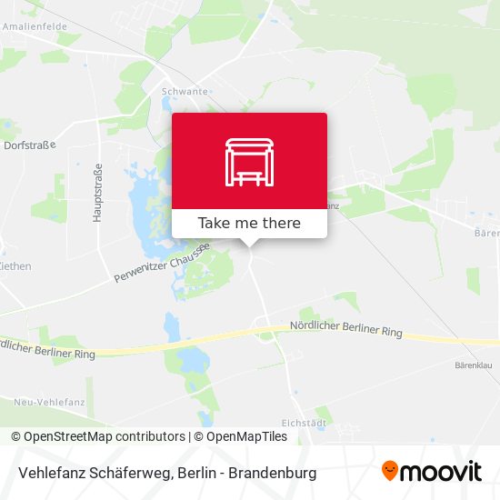 Vehlefanz Schäferweg map