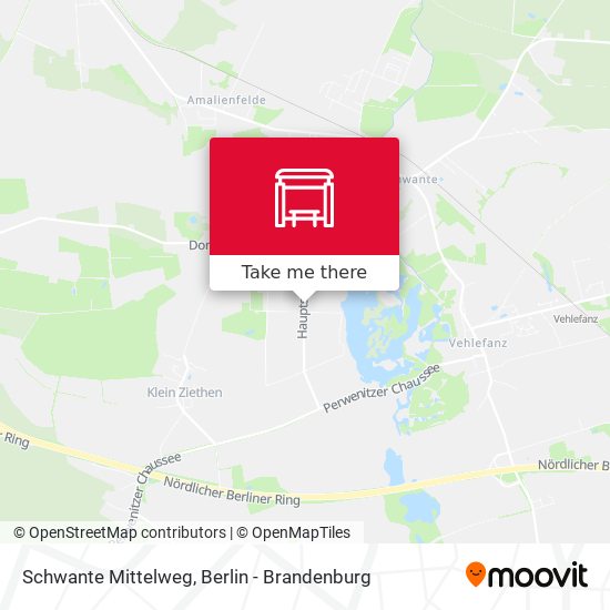 Schwante Mittelweg map