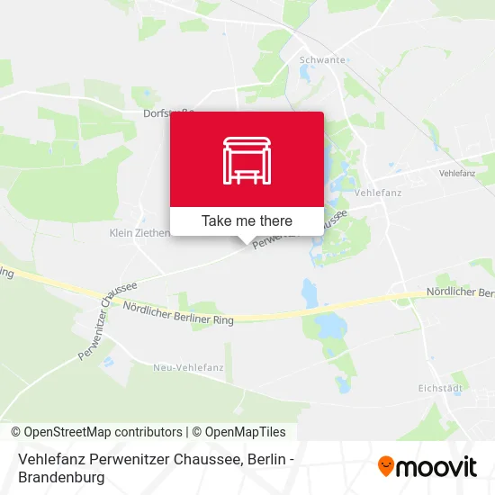 Vehlefanz Perwenitzer Chaussee map