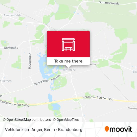 Vehlefanz am Anger map