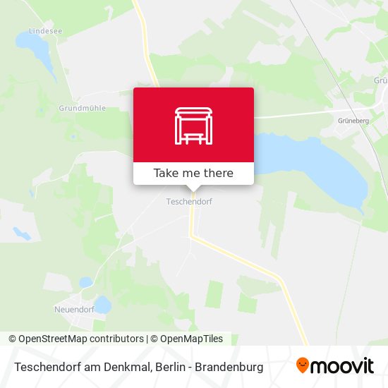 Teschendorf am Denkmal map