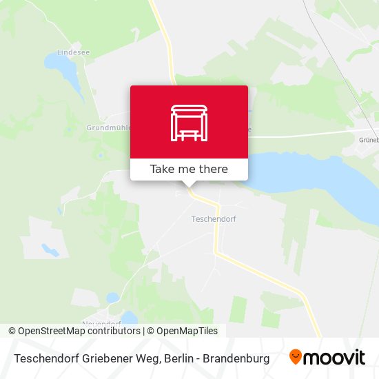 Teschendorf Griebener Weg map