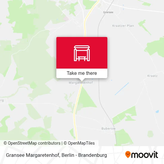 Gransee Margaretenhof map