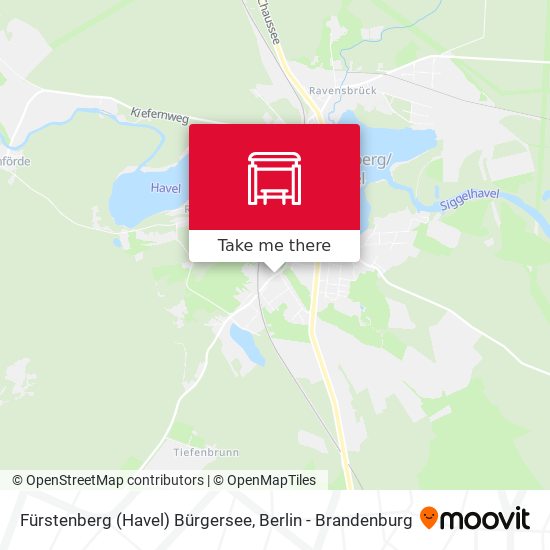 Fürstenberg (Havel) Bürgersee map