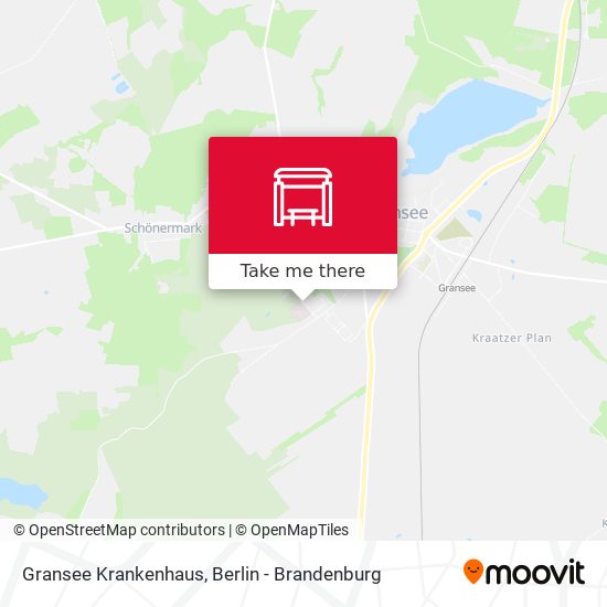 Gransee Krankenhaus map