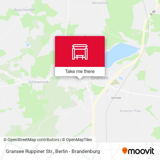 Gransee Ruppiner Str. map