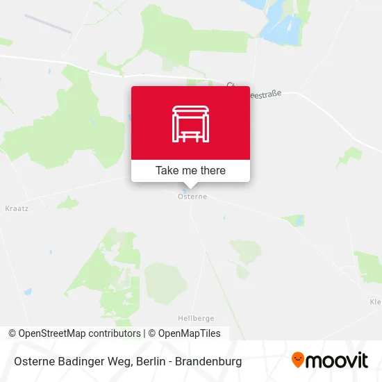 Osterne Badinger Weg map