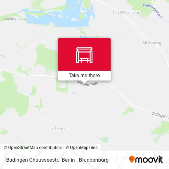 Badingen Chausseestr. map