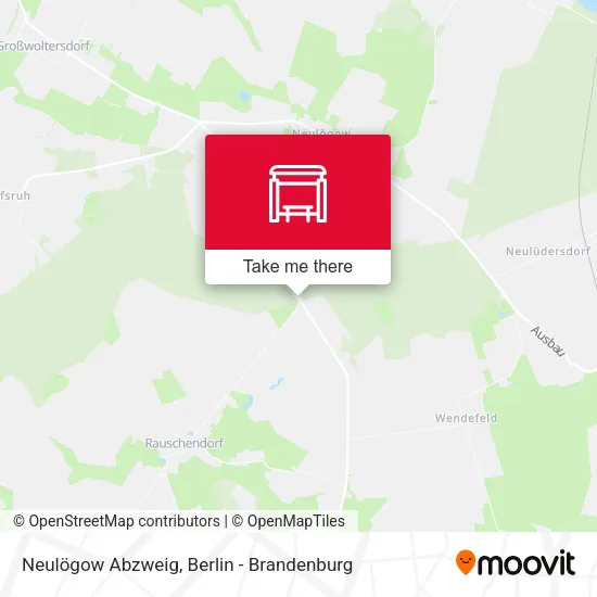 Карта Neulögow Abzweig
