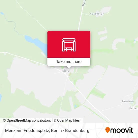 Menz am Friedensplatz map