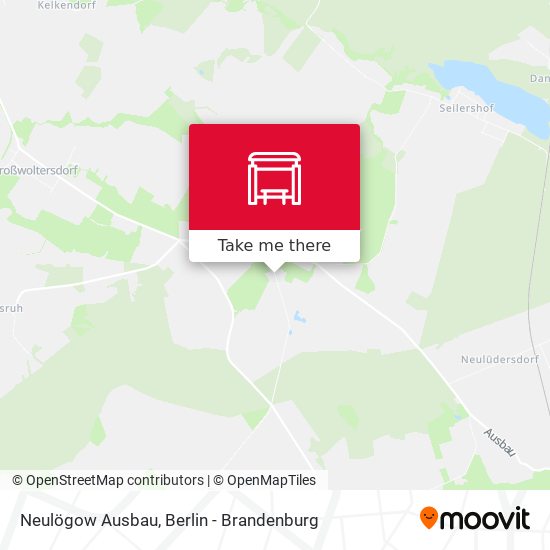 Neulögow Ausbau map
