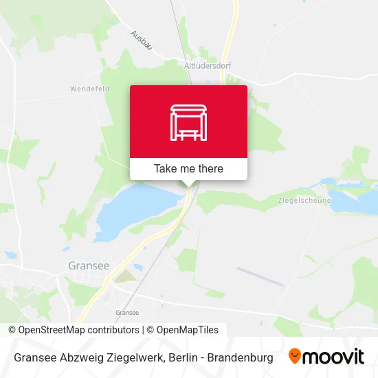 Карта Gransee Abzweig Ziegelwerk