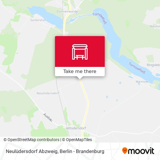 Neulüdersdorf Abzweig map
