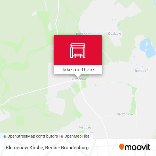 Blumenow Kirche map