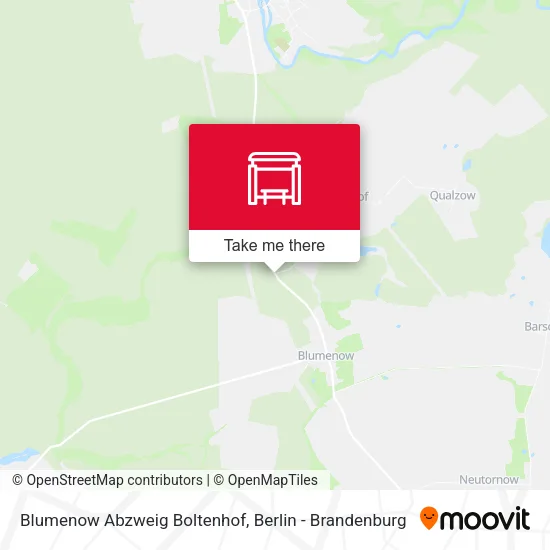 Карта Blumenow Abzweig Boltenhof