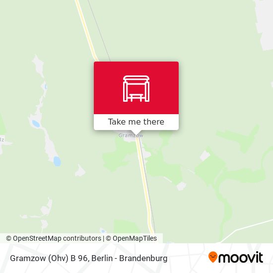 Gramzow (Ohv) B 96 map