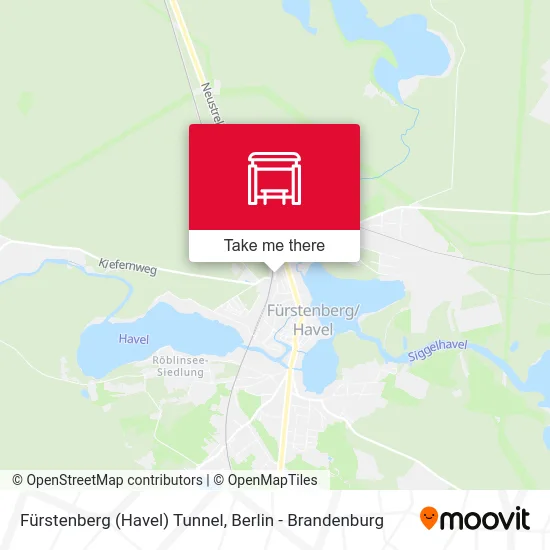 Fürstenberg (Havel) Tunnel map