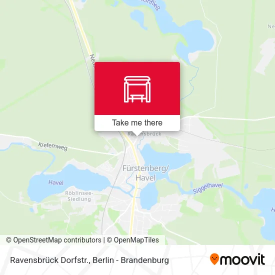 Карта Ravensbrück Dorfstr.