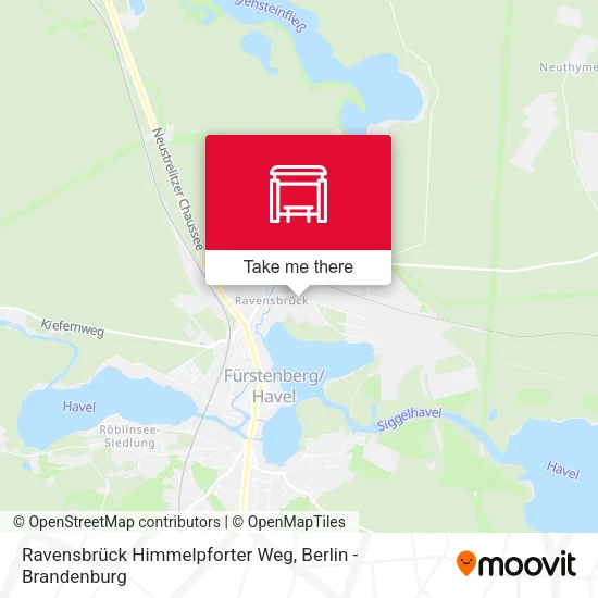 Карта Ravensbrück Himmelpforter Weg