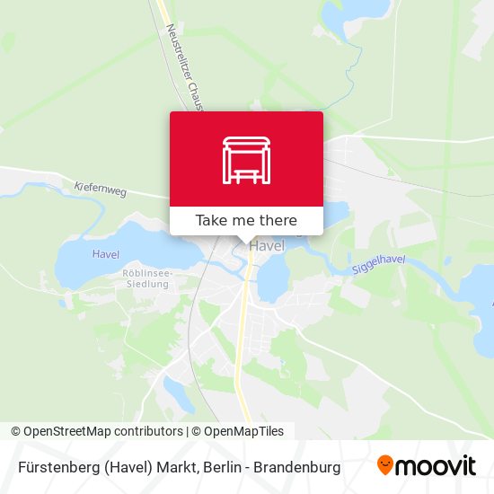 Fürstenberg (Havel) Markt map
