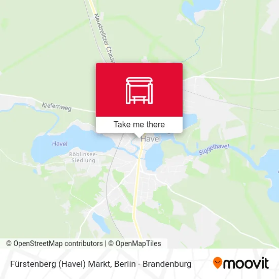 Fürstenberg (Havel) Markt map
