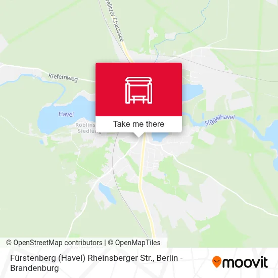 Fürstenberg (Havel) Rheinsberger Str. map