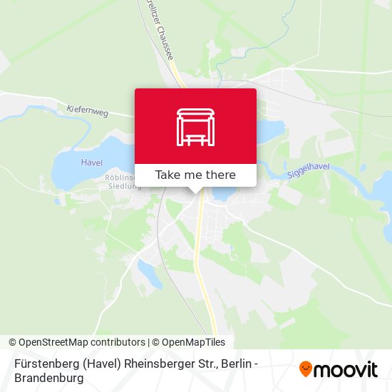 Fürstenberg (Havel) Rheinsberger Str. map