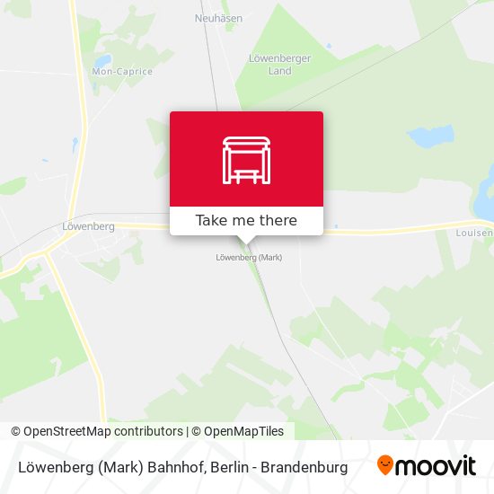 Löwenberg (Mark) Bahnhof map