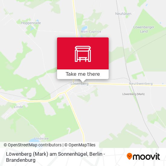 Löwenberg (Mark) am Sonnenhügel map