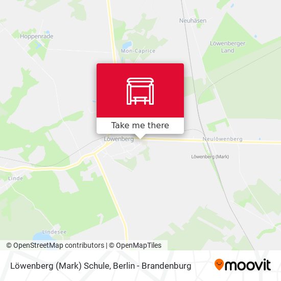 Löwenberg (Mark) Schule map