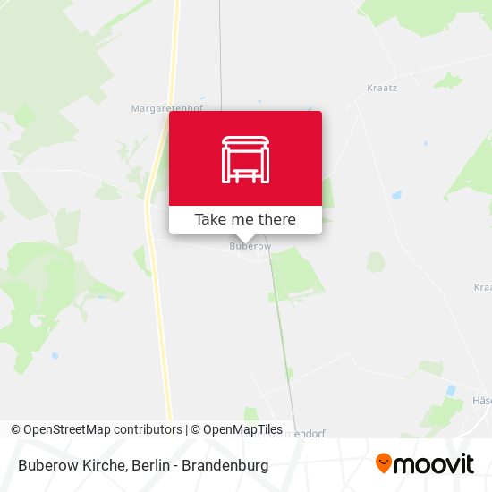 Buberow Kirche map