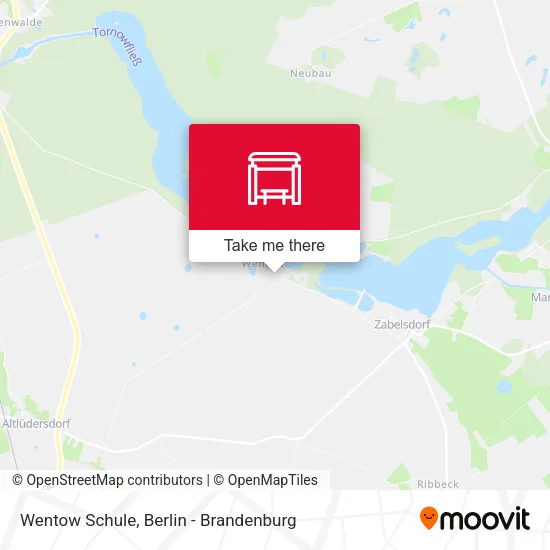 Карта Wentow Schule