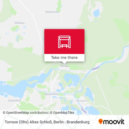 Tornow (Ohv) Altes Schloß map
