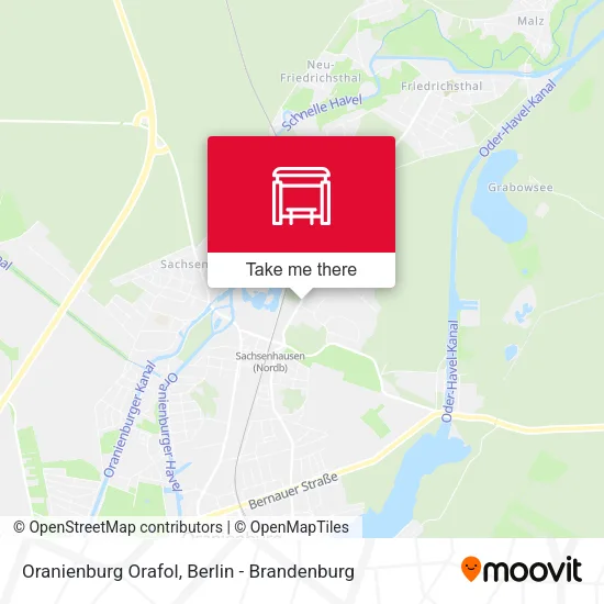 Карта Oranienburg Orafol