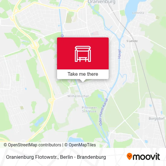 Oranienburg Flotowstr. map