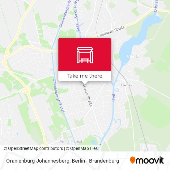 Oranienburg Johannesberg map