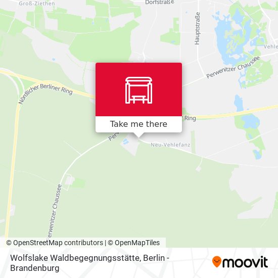 Wolfslake Waldbegegnungsstätte map