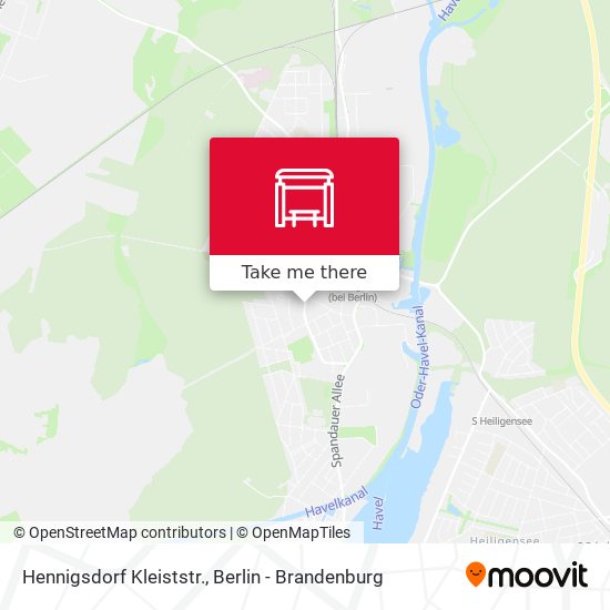 Hennigsdorf Kleiststr. map