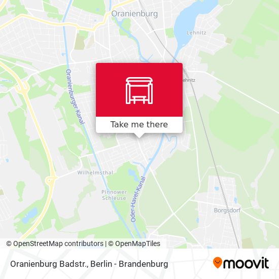 Oranienburg Badstr. map